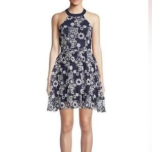 J.O.A. | Embroidered Lace Dress